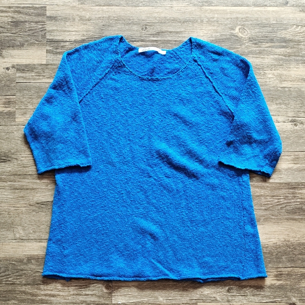 Lulu-B Cotton Knit Top. Size L